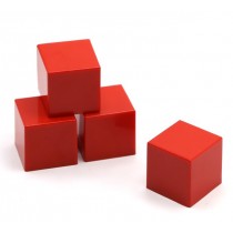 빨강 블럭 4개 ( 32 x 32 x 32mm - 4pcs )