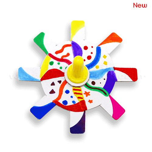 무지개 팽이 만들기 (4인 세트)
