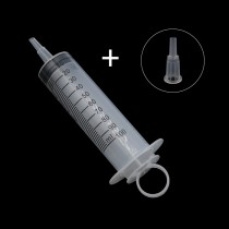 고리형 주사기 플라스틱 100ml (아답터 포함)