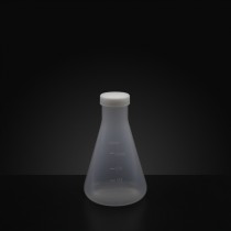 플라스틱 삼각플라스크 250ml (흰캡)