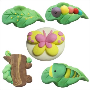 뉴 오물조물비누 나비한살이 (5종 2세트) JR