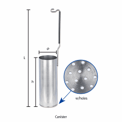 액체질소 저장/운반 탱크 및 원통형 캐니스터 타입 크리오시스템 겸용 (50L)