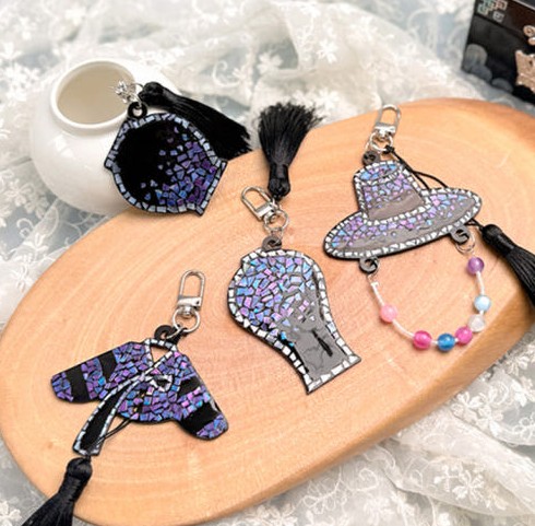 토단 빛을 담은 문화유산 자개 키링 만들기 1인세트 DIY 자개조각 K-컬쳐 전통태슬 문화적인선물 단체만들기수업