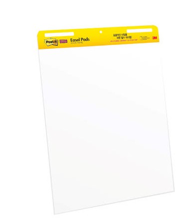 3M 포스트잇 559 이젤패드(흰색/무지)