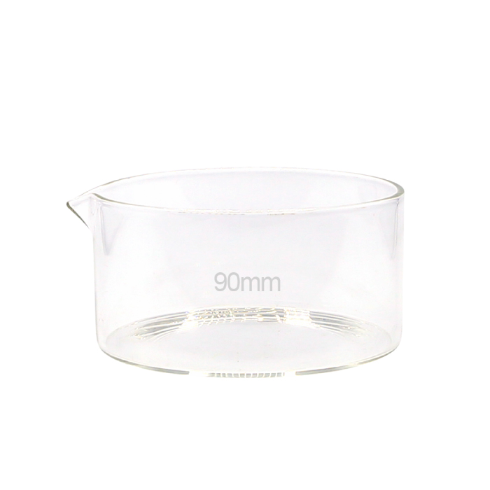 평바닥 내열유리 증발접시 (90mm)