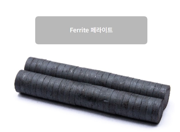 페라이트 양면동전자석 25 x 5mm [10개]