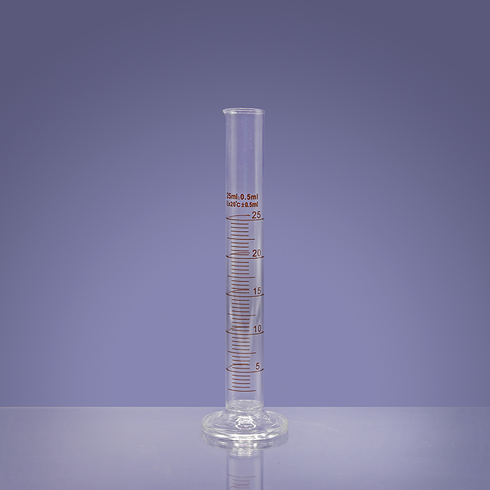 유리 메스실린더 25ml / 눈금실린더