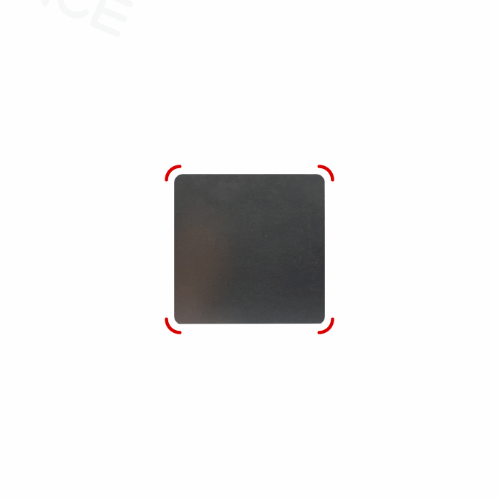 금속판 - 라운드 철판 100mm